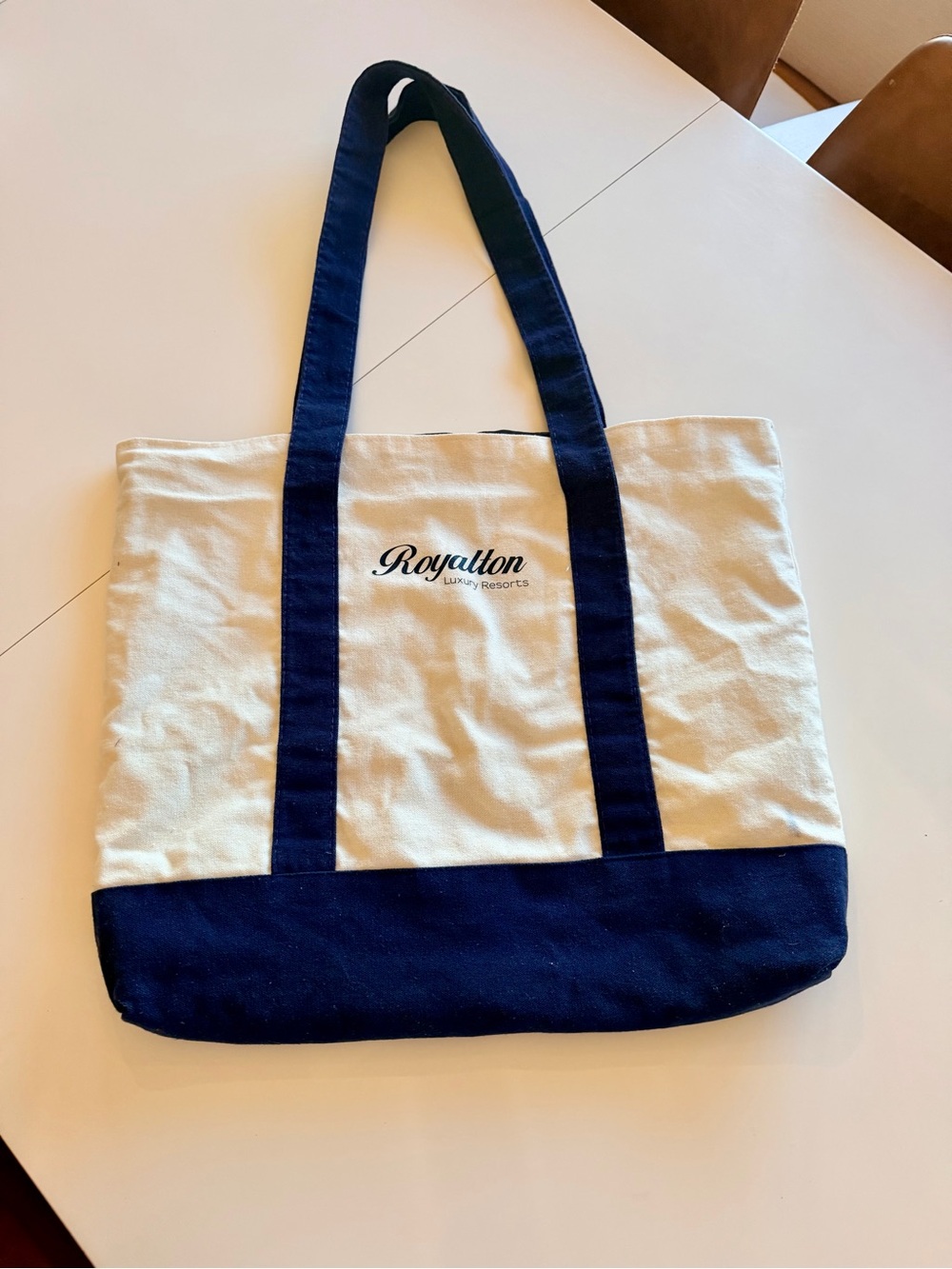 Nautical tote bag, lined